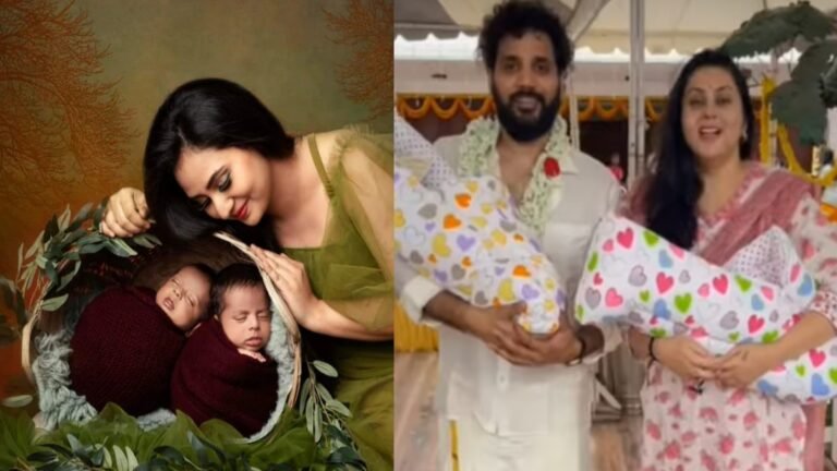 ಅಮೂಲ್ಯ ನಂತರ ಅವಳಿ ಗಂಡು ಮಕ್ಕಳಿಗೆ ಜನ್ಮ ನೀಡಿದ ಮತ್ತೋರ್ವ ಖ್ಯಾತ ನಟಿ.