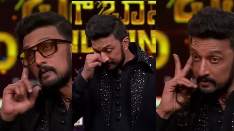 ಬಿಗ್ ಬಾಸ್ ವೇದಿಕೆ ಮೇಲೆ ಕಣ್ಣೀರಿಟ್ಟ ಕಿಚ್ಚ ಸುದೀಪ್ ಕಾರಣವೇನು ಗೊತ್ತಾ.?