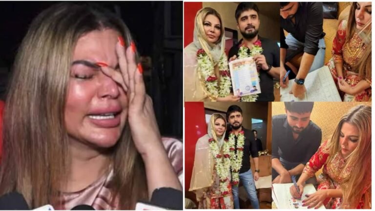 ಆದಿಲ್ ಒತ್ತಾಯಕ್ಕೆ ಇಸ್ಲಾಂ ಧರ್ಮಕ್ಕೆ ಮತಾಂತರವಾಗಿ ಮದುವೆಯದೆ,  ಫಾತಿಮ ಅಂತ ಹೆಸರು ಬದಲಿಸಿದೆ, ಆದ್ರೆ ಈಗ ಆದಿಲ್ ನನ್ಗೆ ಮೋಸ ಮಾಡ್ತ ಇದಾನೆ ಎಂದು ಕಣ್ಣೀರು ಹಾಕ್ತಿರೋ ನಟಿ ರಾಖಿ ಸಾಮಂತ್.