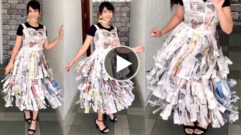 ಬಟ್ಟೆ ಹಾಕೋಕೆ ಬೇಜಾರು ಅಂತ ನ್ಯೂಸ್ ಪೇಪರ್ ನಲ್ಲೆ ಡ್ರೆಸ್ ಮಾಡಿ ಹಾಕೊಂಡ ನಿವೇದಿತಾ ಗೌಡ. ಈ ವಿಡಿಯೋ ನೋಡಿದ್ರೆ ಪಕ್ಕಾ ಶಾ-ಕ್ ಆಗ್ತೀರಾ.