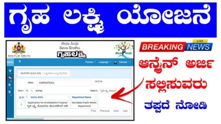 ಗೃಹಲಕ್ಷ್ಮಿ ಯೋಜನೆಗೆ ಆನ್ಲೈನ್ ನಲ್ಲಿ ಅರ್ಜಿ ಸಲ್ಲಿಸುವುದು ಹೇಗೆ ಗೊತ್ತಾ.? ಎಲ್ಲಾ ಮಹಿಳೆಯರೆಲ್ಲಾ ತಿಳಿದುಕೊಳ್ಳಬೇಕಾದ ವಿಷಯ ಇದು…