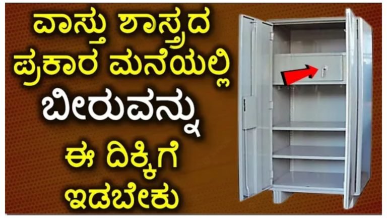 ವಾಸ್ತು ಶಾಸ್ತ್ರದ ಪ್ರಕಾರ ಮನೆಯಲ್ಲಿ ಬೀರುವನ್ನು ಈ ದಿಕ್ಕಿಗೆ ಇಡಬೇಕು.!