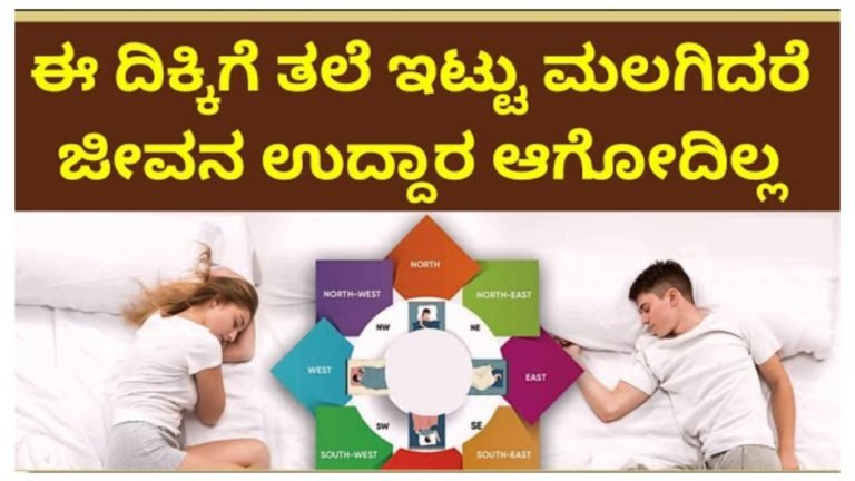 ಈ ದಿಕ್ಕಿಗೆ ತಲೆ ಹಾಕಿ ಮಲಗಿದರೆ ಏಳಿಗೆ ಆಗೋದಿಲ್ಲ.! ರಾತ್ರಿ ಮಲಗುವ ಮುನ್ನ ಎಚ್ಚರ.!