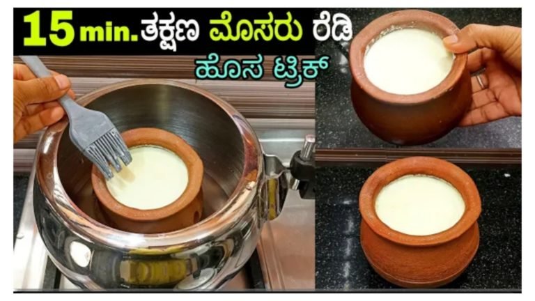 15 ನಿಮಿಷದಲ್ಲಿ ಮೊಸರು ತಯಾರಿಸುವ ಹೊಸ ಟ್ರಿಕ್ ನೀರಿಗಿಂತ ತೆಳ್ಳಗಿರುವ ಹಾಲಿನಿಂದ ಕಲ್ಲಿನಂತ ಗಟ್ಟಿ ಮೊಸರು.!