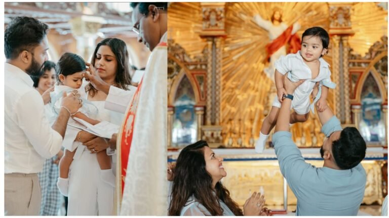 ಮಗನನ್ನು ಕ್ರಿಶ್ಚಿಯನ್ ಧರ್ಮಕ್ಕೆ ಮತಾಂತರ ಮಾಡಿದ  ನಟಿ ಅಮಲ.!