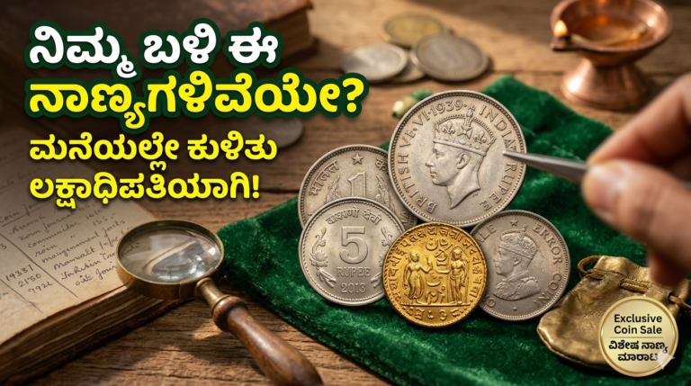 ನಿಮ್ಮ ಬಳಿ ಈ ಹಳೆಯ ನಾಣ್ಯಗಳಿವೆಯೇ? ಮನೆಯಲ್ಲೇ ಕುಳಿತು ಲಕ್ಷಾಧಿಪತಿಯಾಗಿ! ಬಂಪರ್ Coin Sale ಈಗ ಆರಂಭ.
